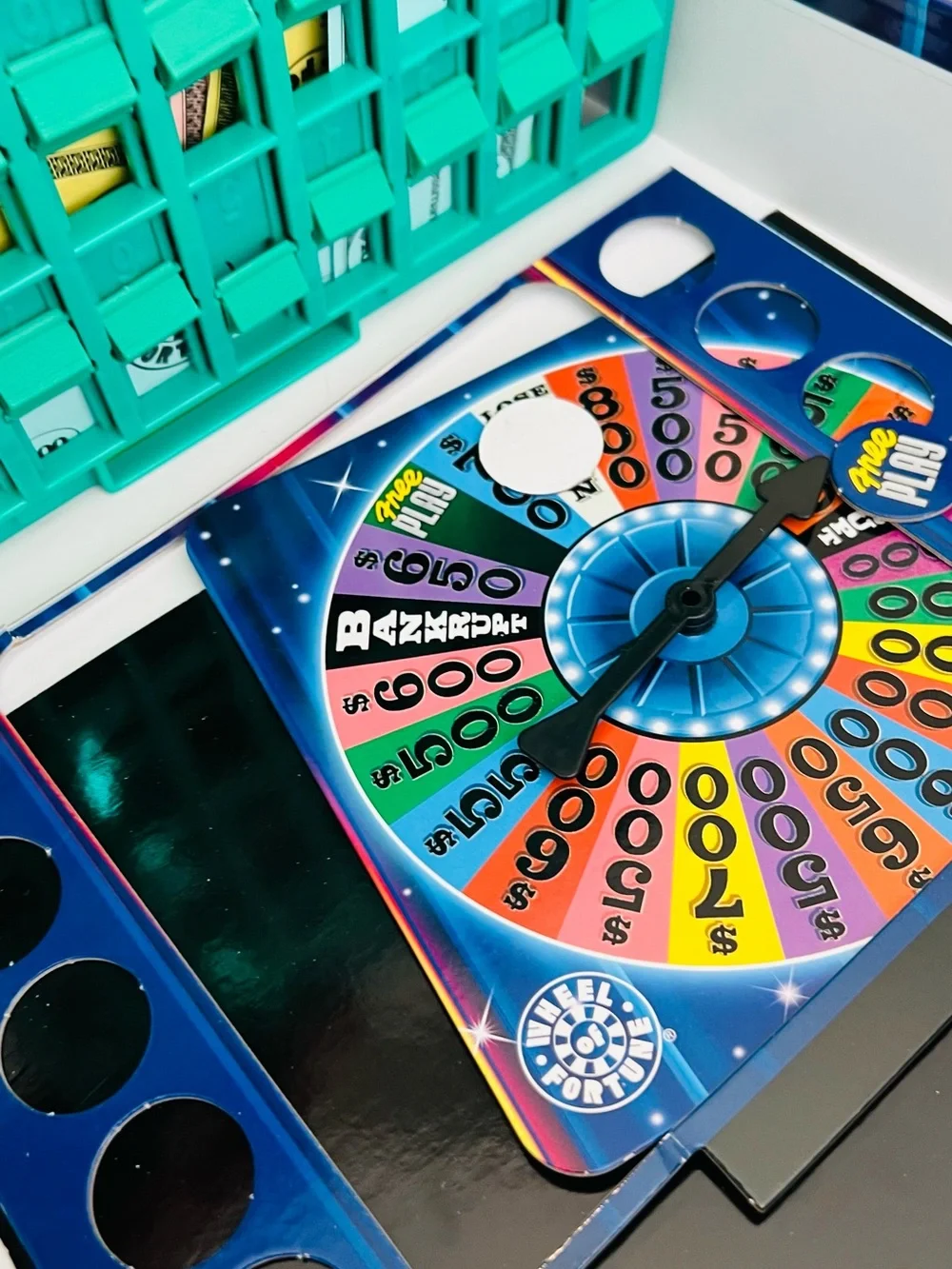 Wheel of Fortune Board Game - Colorful Game Box